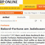 Vorschaubild des Artikels auf RP Online.de